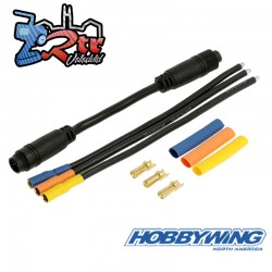Juego de cables extendido Hobbywing AXE de 120 mm HW30850300