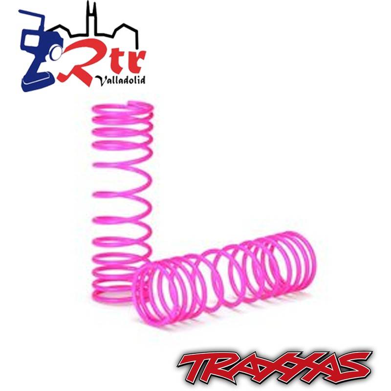 Muelles Rosados Traxxas Monster 2WD TRA3757P Delanteros