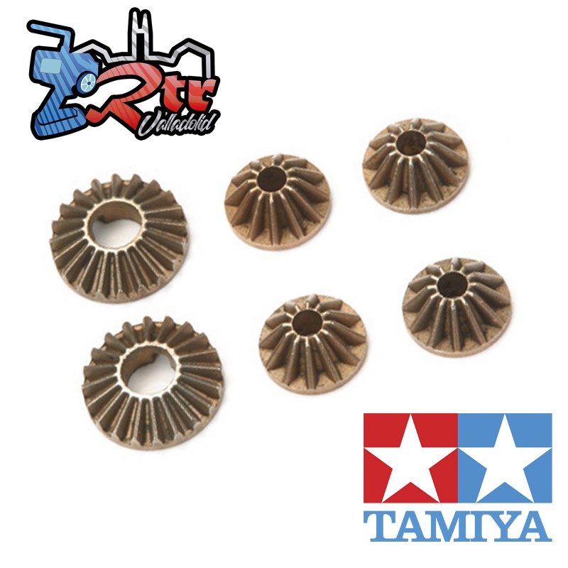 Engranajes cónicos de acero Tamiya para unidad diferencial de engranajes TA06 54428
