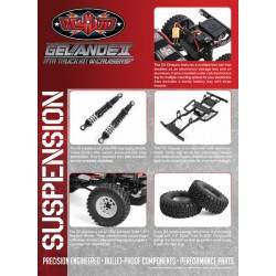 RC4WD Gelande II RTR 4WD 1/ 10 Cuerpo Cruiser Rojo