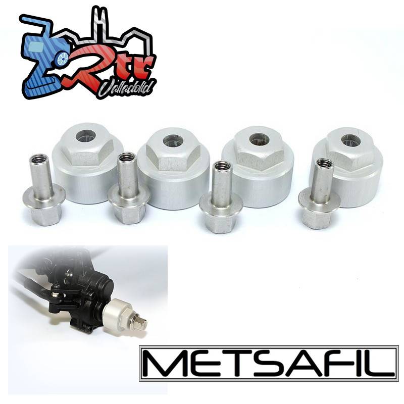 Espaciadores de aluminio de 12mm 4 Piezas MT0004