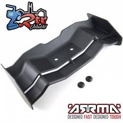 Alerón trasero 224 mm negro Arrma AR480002
