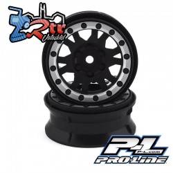 Llantas Proline 1.9" Impulse Negro/Plata Bead-Loc PR2769-13