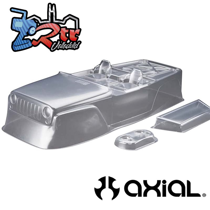 Carrocería Jeep® Wrangler Rock Racer transparente Axial AX04038