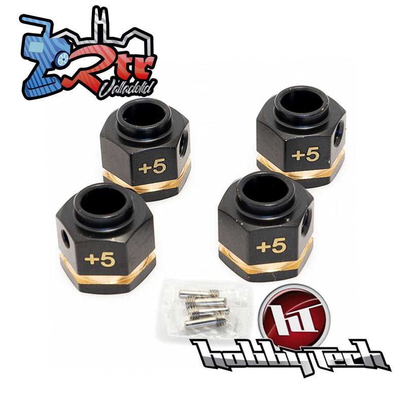 Cubos de rueda de cobre (12x10 mm) 32gr Hobbytech HT-SU1801138