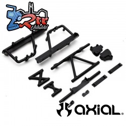 Soportes de jaula, bandeja de batería Negro AXI231034