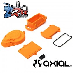 Cubierta de engranajes y caja del receptor Anaranjado RBX10 Axial AXI231031