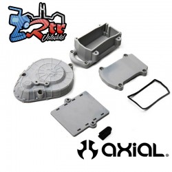 Cubierta de engranajes y caja del receptor Gris RBX10 Axial AXI231041