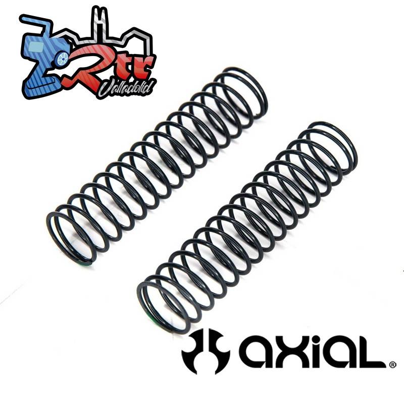 Resorte 13x62 mm 2,13 libras en verde firme 2 unidades Axial AXI233017