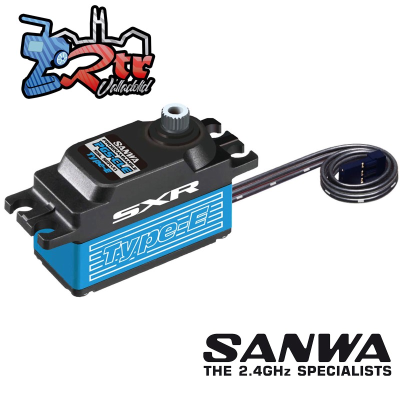 Sanwa PGS-CLE Low Profile Waterproof SXR Response (0.09s/12.8kg/7.4V) Coreless Servo