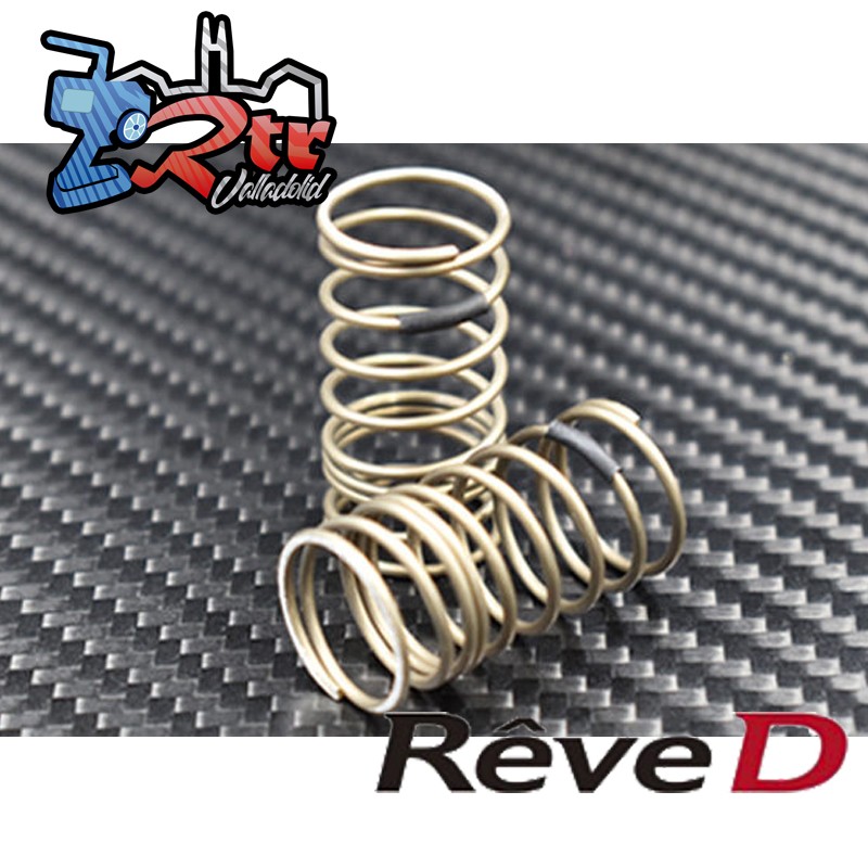 Muelle trasero Reve D “Progression-Media” for RWD Drift (32mm lenght, 9.5 turns, 2pcs) RD-010RM