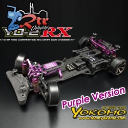 Yokomo DP-YD2RXP RWD Drift Kit Chasis Carbono color Purpura 2wd 1/10