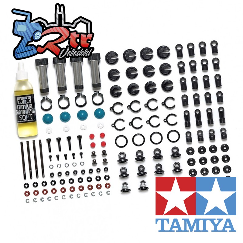 Juego de amortiguadores de aluminio Tamiya CC02 54991