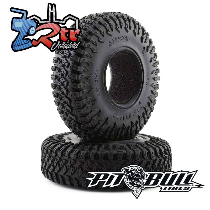 Ruedas PitBull 1.9" Braven Bloodaxe Alien Kompound con Espuma PB9030AK