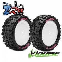 Ruedas Louise 12mm Buggy E-SPIDER Delanteras Suaves Pegadas LR-T3198SWKF