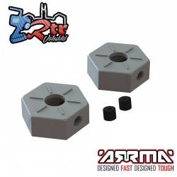 Hexágonos de aluminio opcionales 14mm 2 Unidades Arrma AR310871