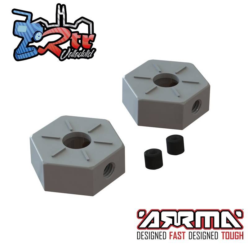 Hexágonos de aluminio opcionales 14mm 2 Unidades Arrma AR310871