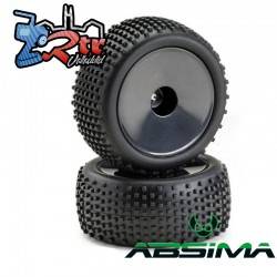 Ruedas Absima 12mm Disco Offroad Traseras negro 1/10 2500012