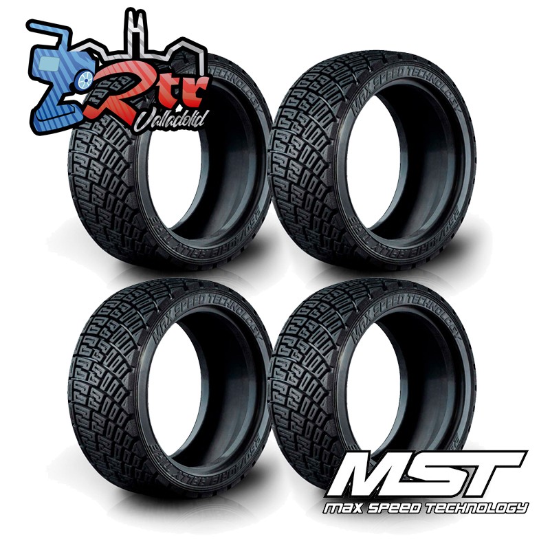 Neumáticos de rally MST LTX Realistic IR (4 piezas) 1/10 MST101033