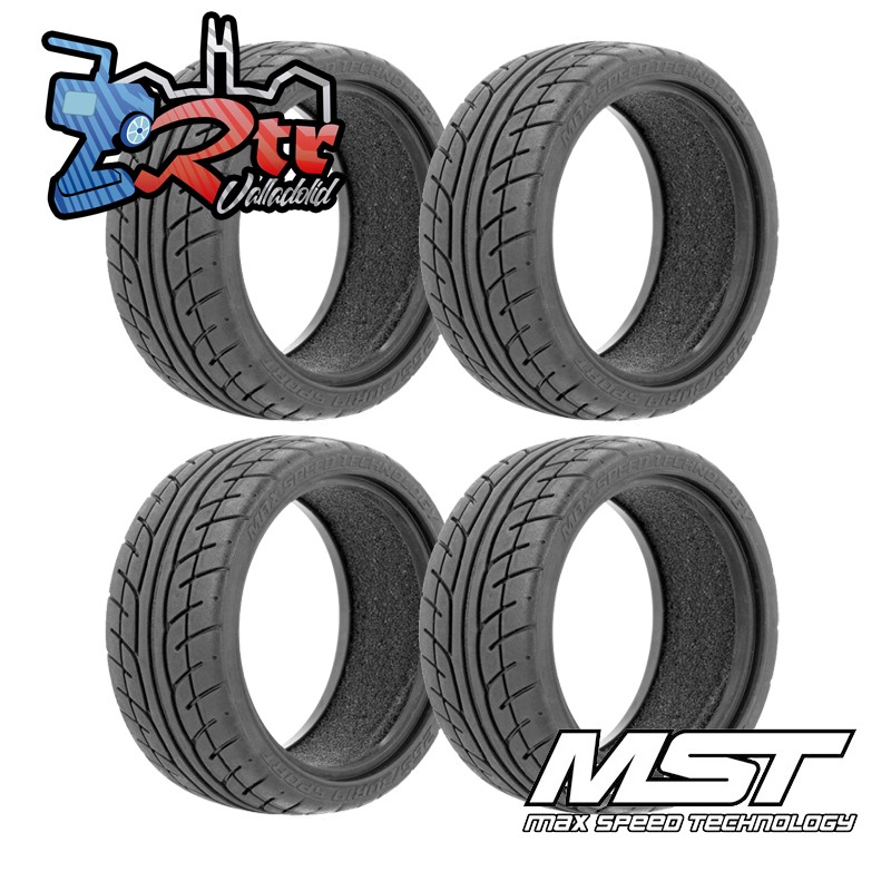 Neumático de carretera MST AD Realistic (4 Piezas) 1/10 MST101038