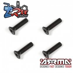 Tornillo hexagonal de cabeza plana 4x16mm Arrma ARA713032