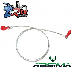Cable de acero con ganchos 1:10 Absima 2320045