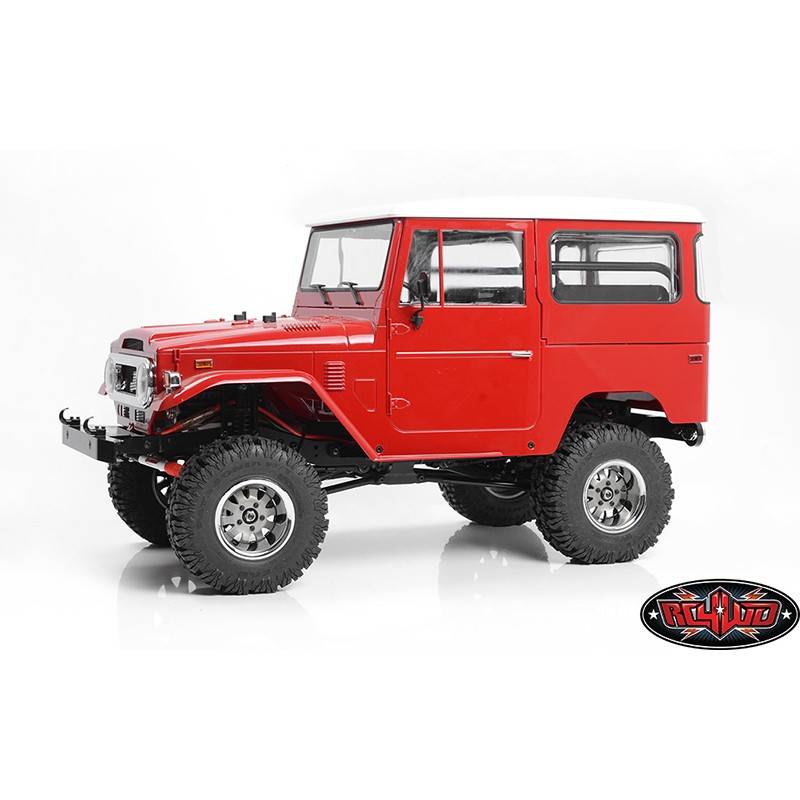 Llantas Rc4wd 1.9 acero de 5 lengüetas con anillo de belleza Plata 4 Unidades