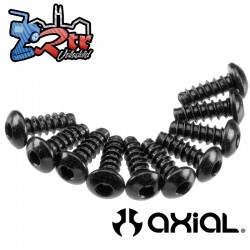 Tornillo hexagonal de Cabezal de botón M3x6mm Negro (10) Axial AXA433