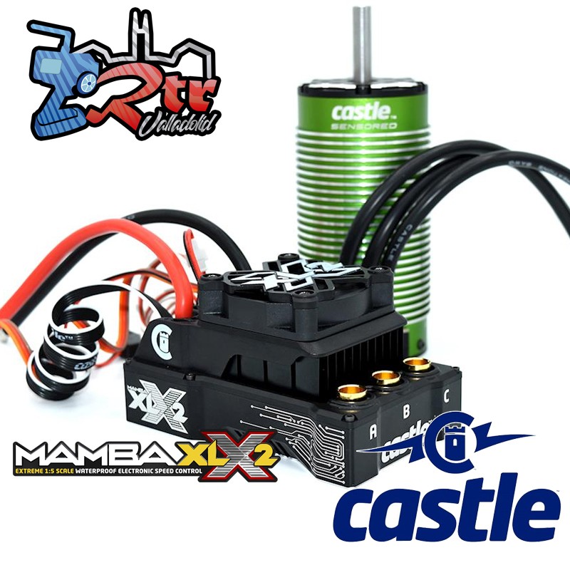 Castle Mamba XLX2 8S 33.6V Esc 20A Bec Motor 2028 800KV con Sensores