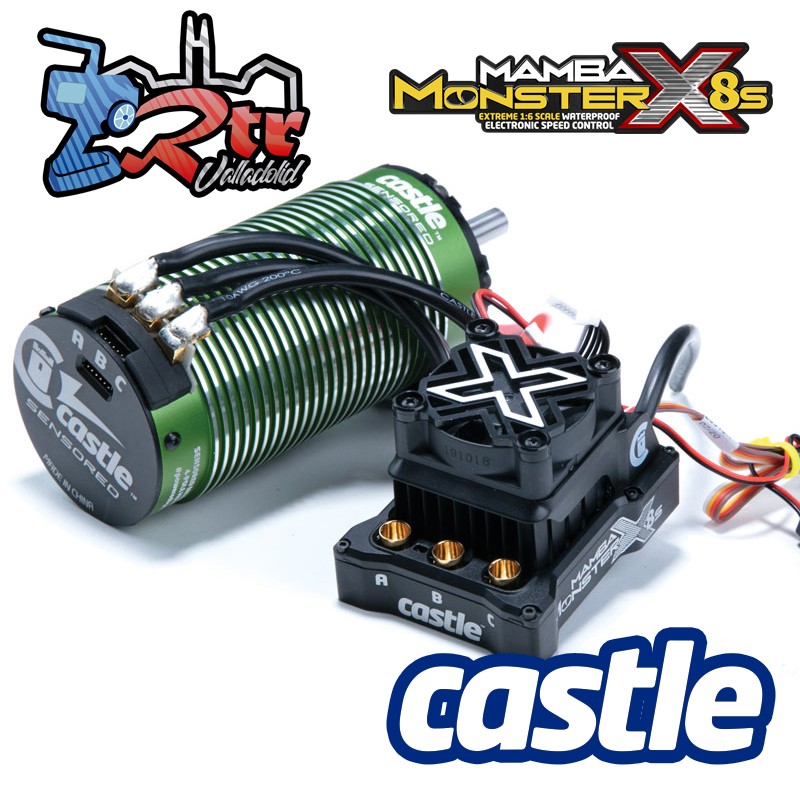 Castle Mamba XL2 8S 33.6V Esc, Motor 1520 1650KV con Sensores