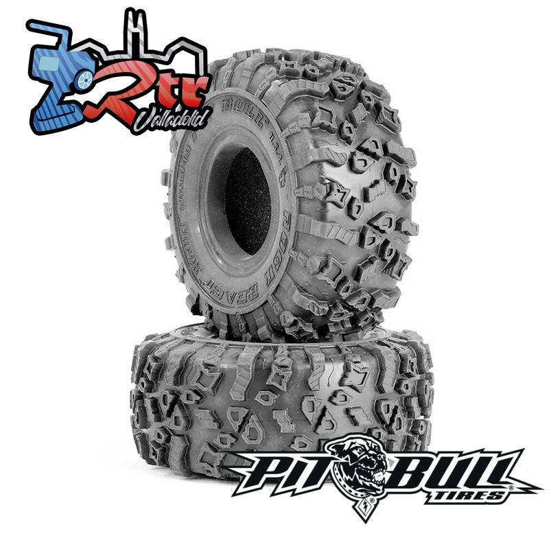Ruedas PitBull 1.55" Rock Beast XOR con espumas PB9020AK