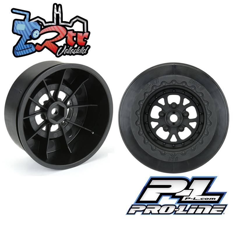 Llantas Negras Pomona Drag Spec Traseras 12mm 2.2 "/3.0" Ruedas negras 12mm PR2776-03