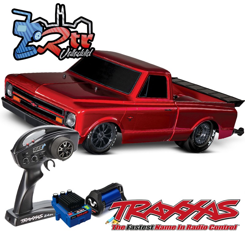 Traxxas Chevrolet Drag Slash 1/10 2Wd Brushless TSM Rojo