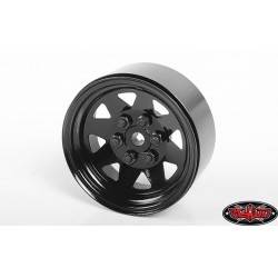 Llantas Rc4wd 1.9 acero 6 Lug Wagon Negras 4 Unidades