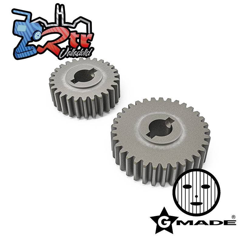 Juego de engranajes de sobremarcha de transmisión de acero endurecido (33T / 27T) GS02F Gmade GM30168