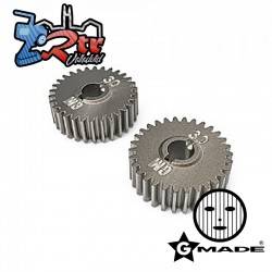 Juego de engranajes transmisión de acero endurecido (30T/30T) GS02F Gmade GM30172
