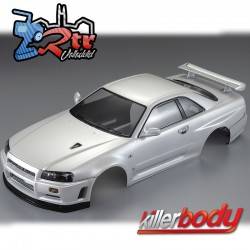 Carrocería KILLERBODY Nissan Skyline R34 1/10 Pintada 195mm Perla Blanca KB48644