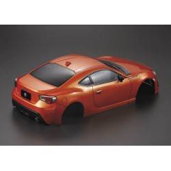 Carrocería Toyota 86 Pintada 1/10 Anaranjada 195mm