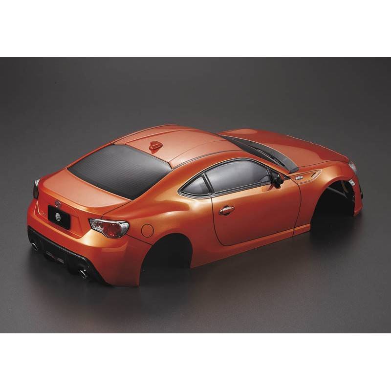 Carrocería Toyota 86 Pintada 1/10 Anaranjada 195mm