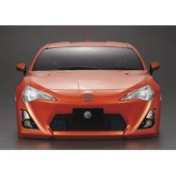 Carrocería Toyota 86 Pintada 1/10 Anaranjada 195mm