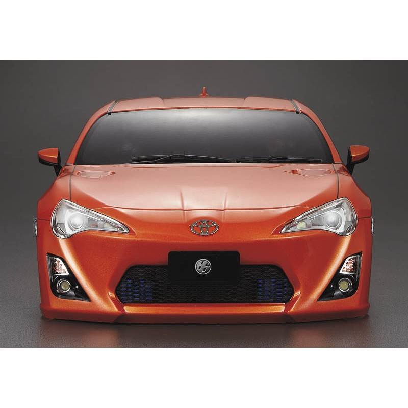 Carrocería Toyota 86 Pintada 1/10 Anaranjada 195mm