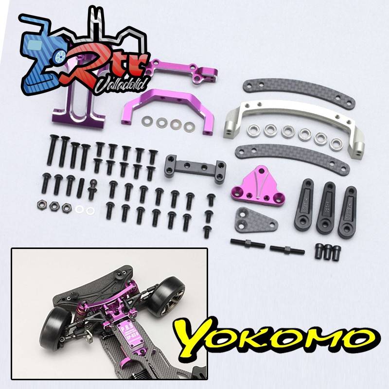 Y29nb Rack Slide Rack Bulkhead set Ver.2 Purpura para YD-2E / S Series Yokomo Y2 ...
