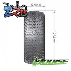 Ruedas Louise 12mm SC 1/10 Turbo Pegadas Rellenas LR-T3147VBTF