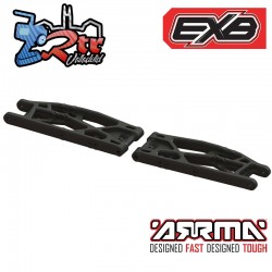 Brazos de suspensión inferiores traseros 148 mm EXB Arrma ARA330654