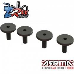 Tornillos de cabeza grande, M3x8mm 4 piezas ARA727308