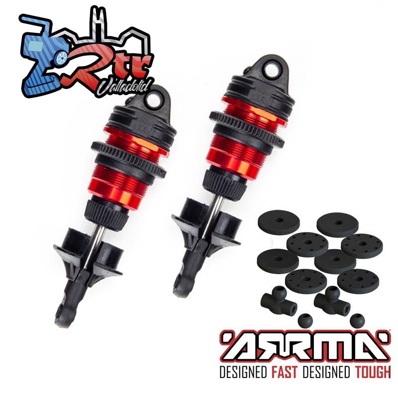 Juego de amortiguadores, diámetro interior de 16 mm, longitud de 87mm, aceite 2000cSt Arrma ARA330628