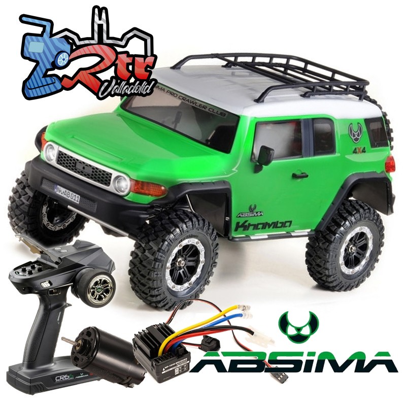 Absima Khamba 1/10 4x4 CR3.4 6 Canales Luces RTR Verde