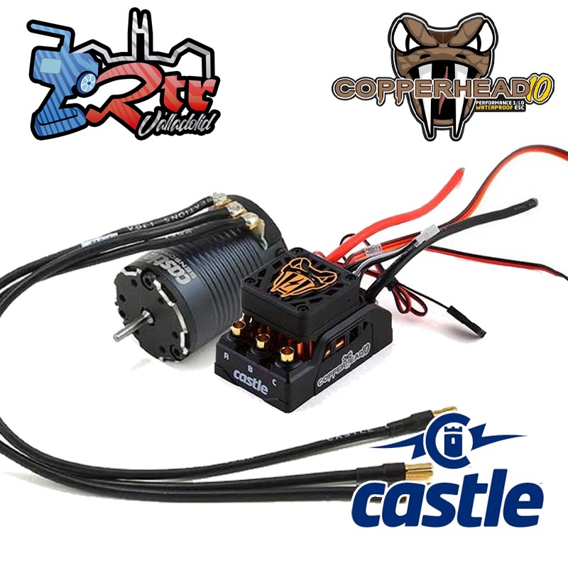 Castle Copperhead Waterproft 1406-2280KV Sensores Combo