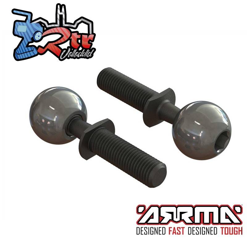 Bola de pivote aluminio CNC 2 Unidades Arrma ARA330651