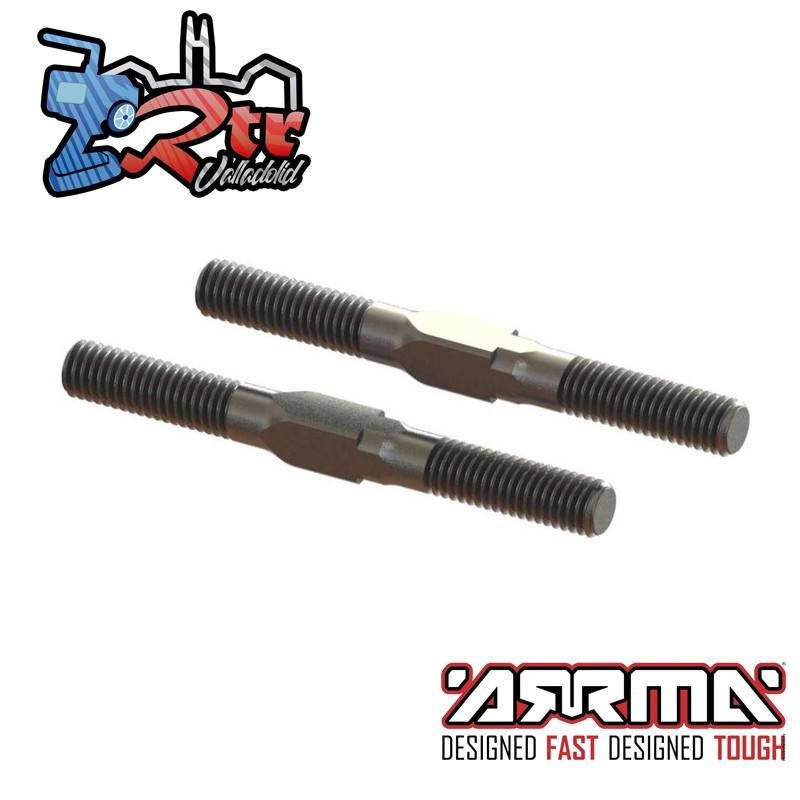 Tensor de acero, M5x50mm Plateado 2 unidades EXB Arrma ARA330663